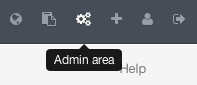 GitLab 主栏的 ``Admin area